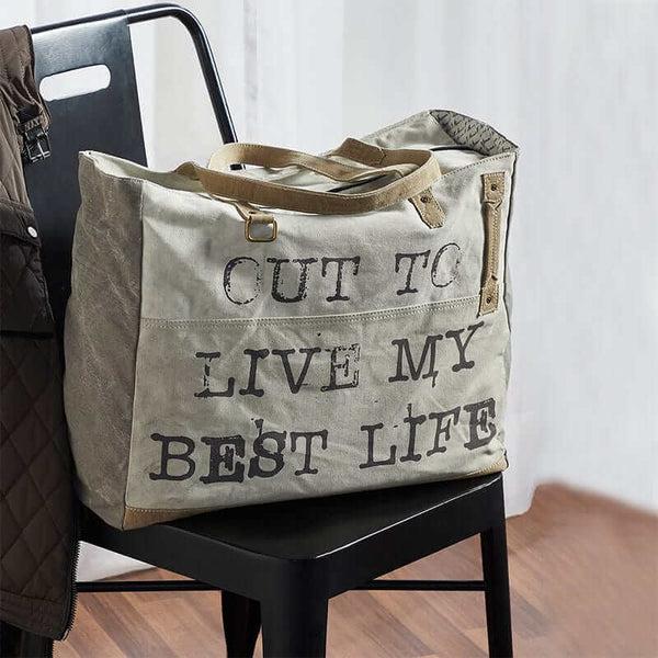 Extra large canvas outlet shopping bags