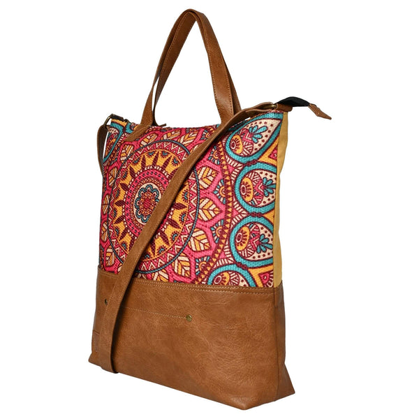 Mona B Mandala Tote With Laptop Compartment – Mona B India