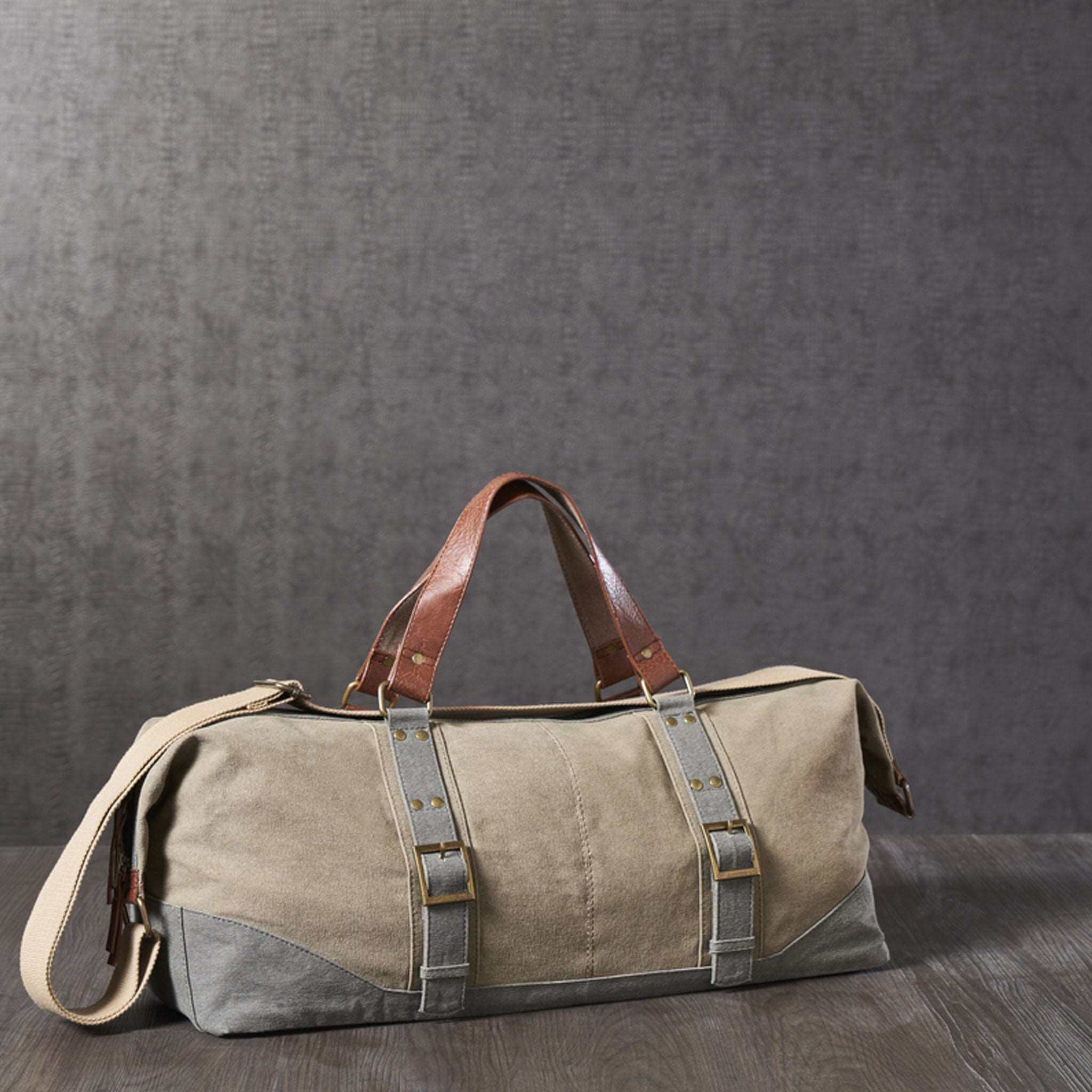 Large canvas duffle bag mens best sale