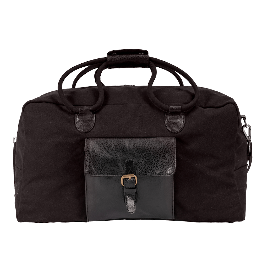 Mona B - Cord Duffle - Black