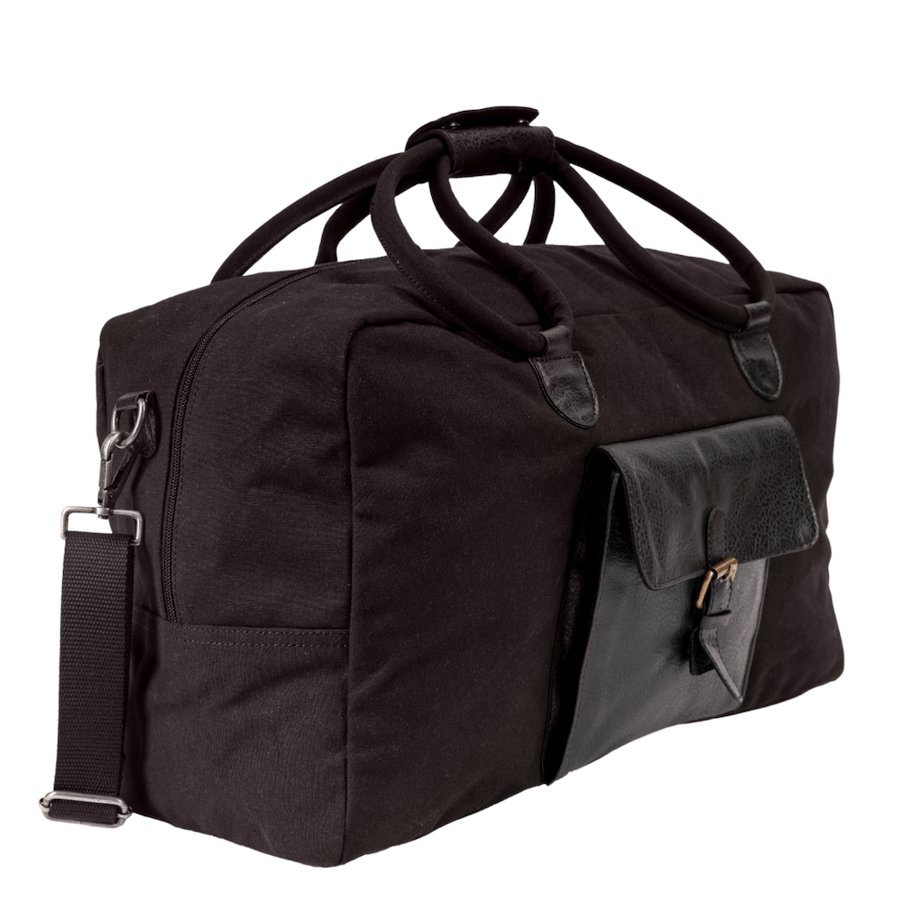 Mona B - Cord Duffle - Black