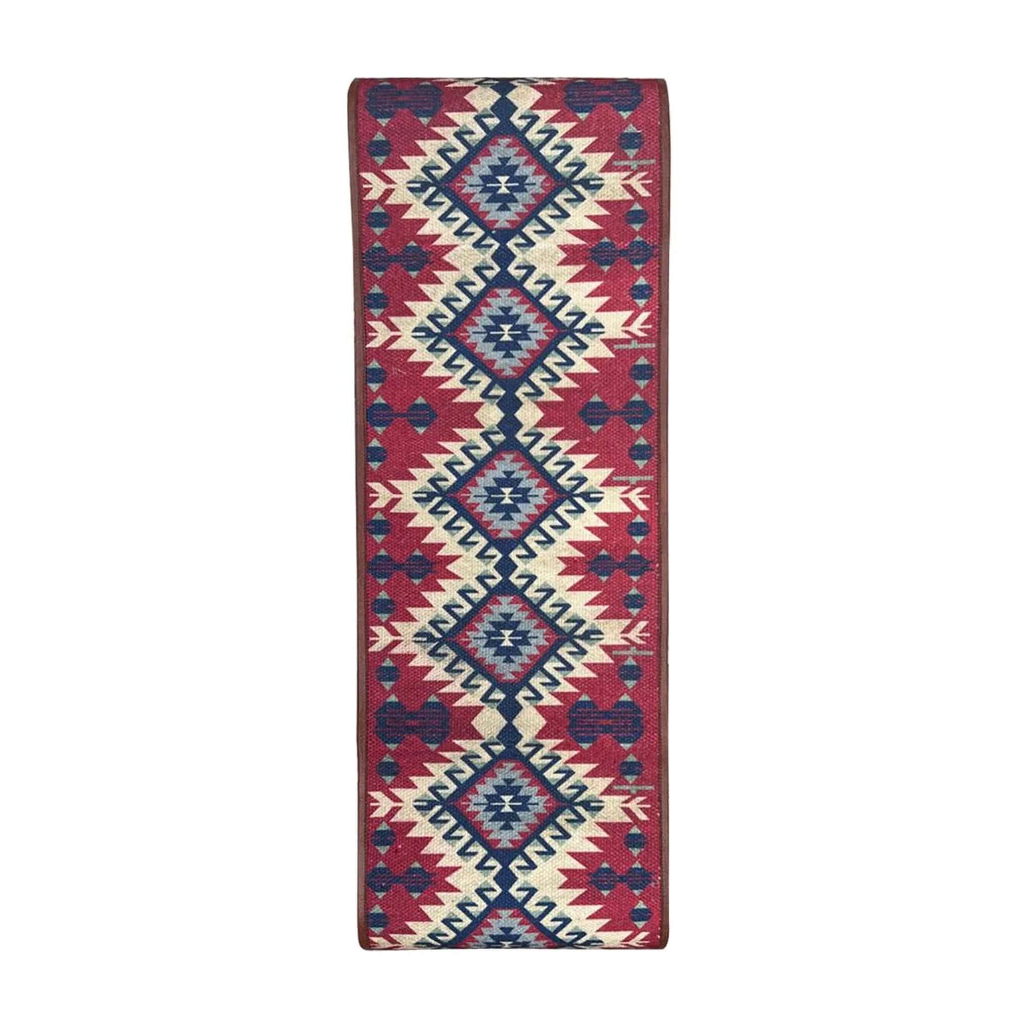 Mona B - Printed Runner, 13X 60 INCH, Best for Bed-Side Table/Center Table, Dining Table/Shelves