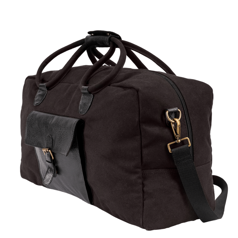 Mona B - Cord Duffle - Black