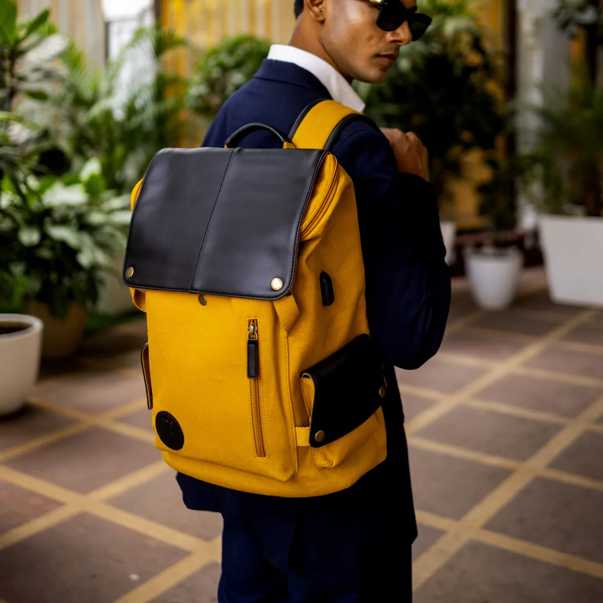 Gear Grid Backpack For Men And Women - Mustard