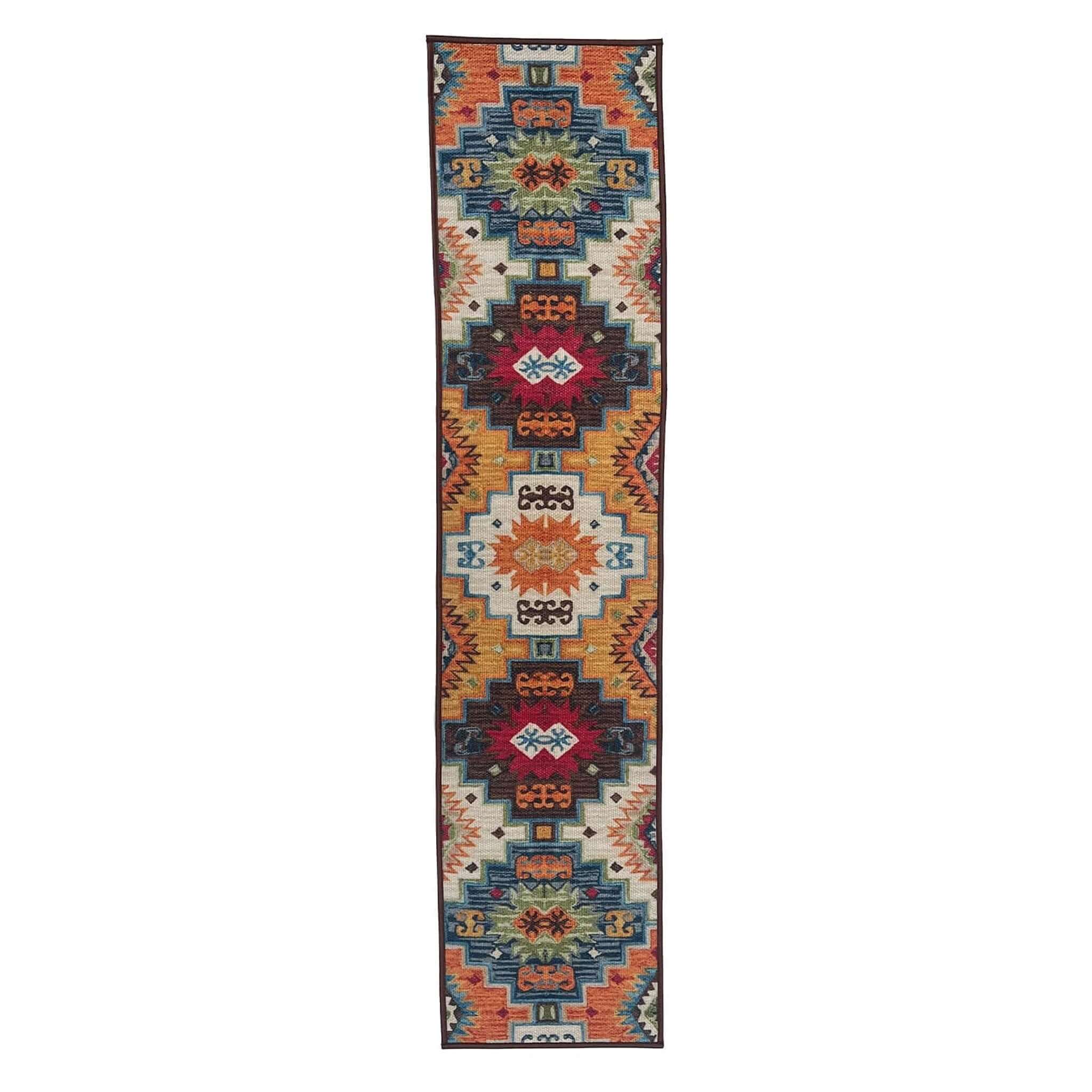 Mona B - Printed Runner, 13X 60 INCH, Best for Bed-Side Table/Center Table, Dining Table/Shelves - PRR-116