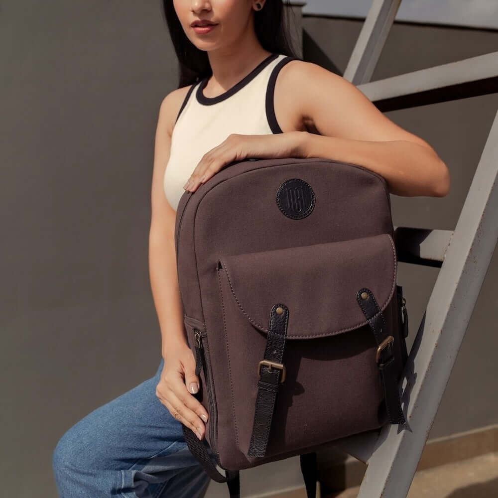 Mona B - Commute Backpack - Grey