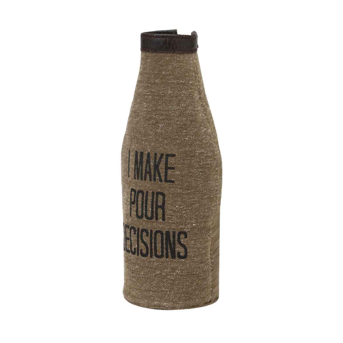Mona B Pint Beer Bottle Covers with Stylish Printing for Men and Women (Pour Decisions)