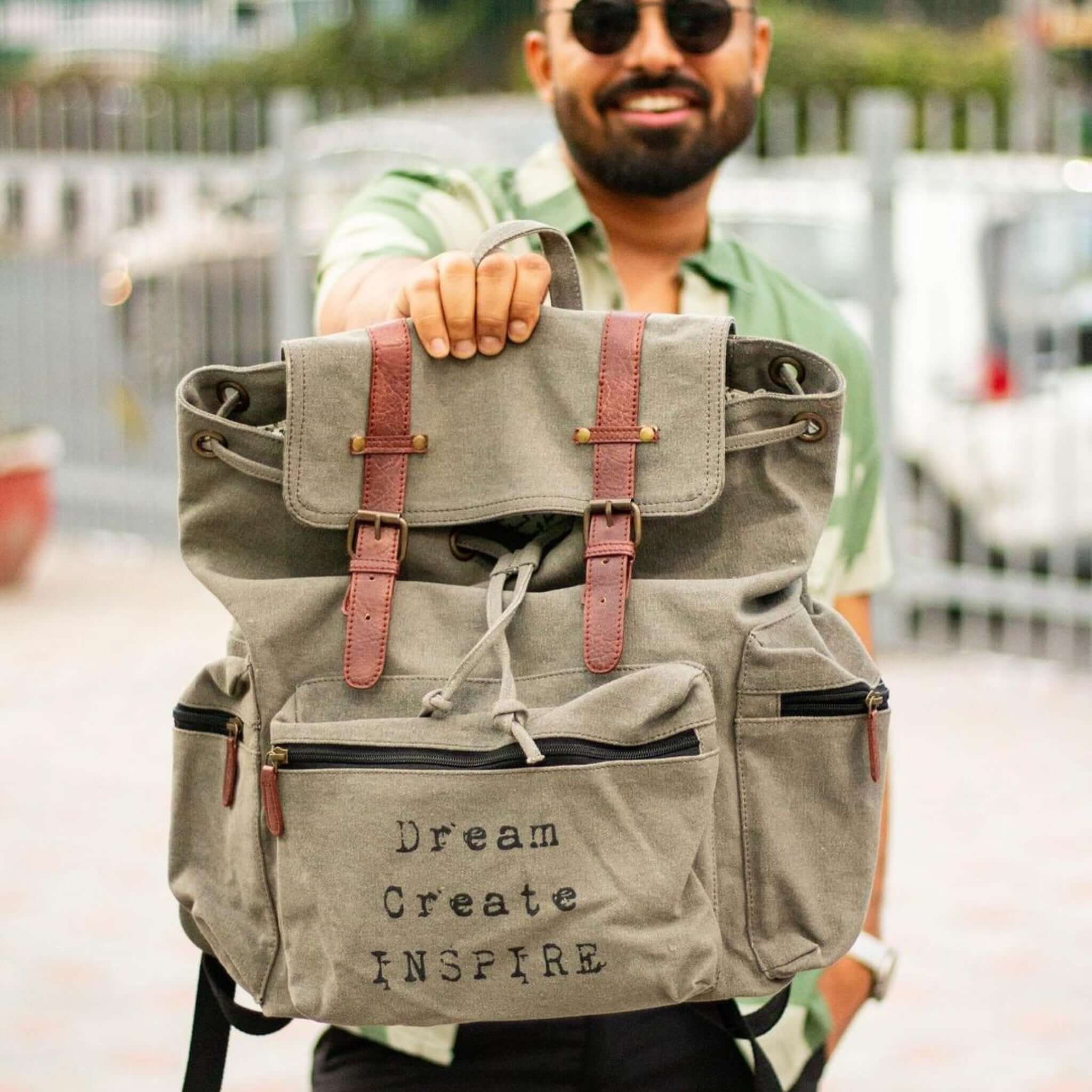 Canvas backpack best sale