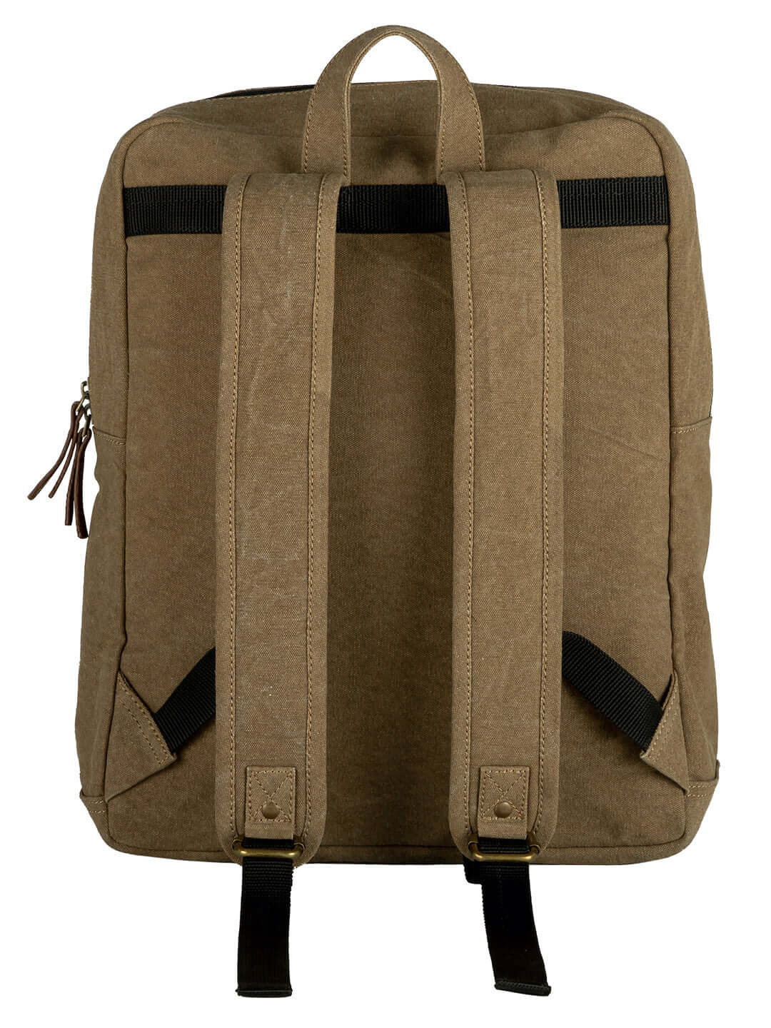 Mona B - Upcycled Canvas Backpack for Office | School and College with Upto 14 Laptop/ Mac Book/ Tablet with Stylish Design for Men and Women: Brad