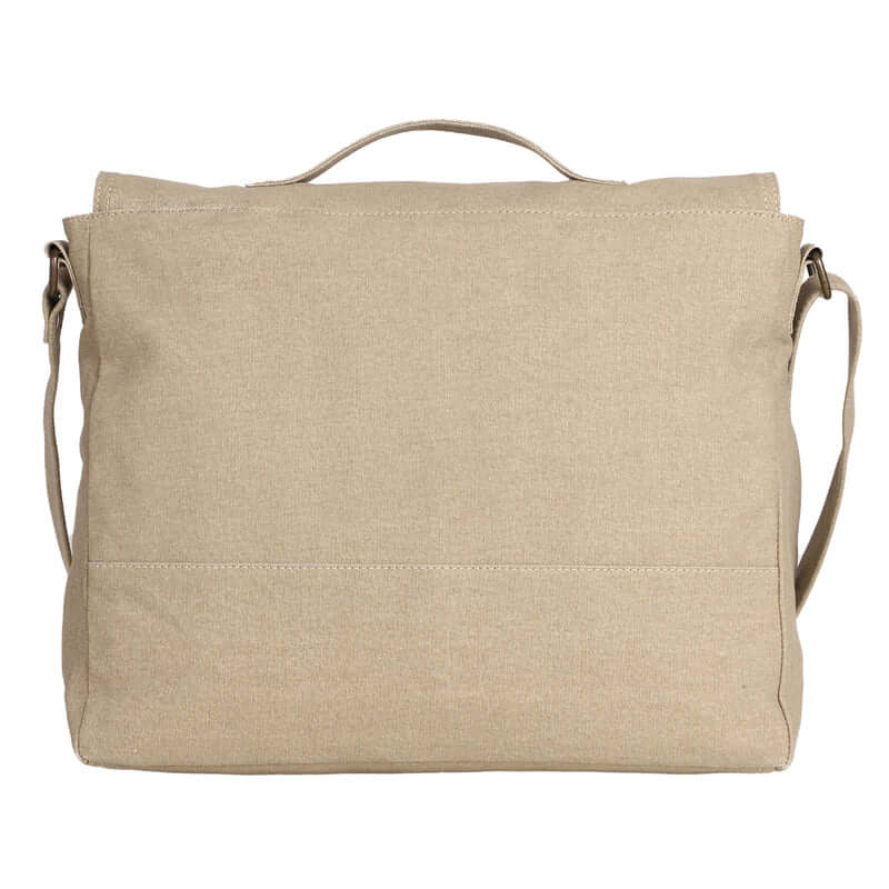 Mona B - Unisex Canvas Messenger Crossbody Laptop/Tablet/MacBook Bag: Flint