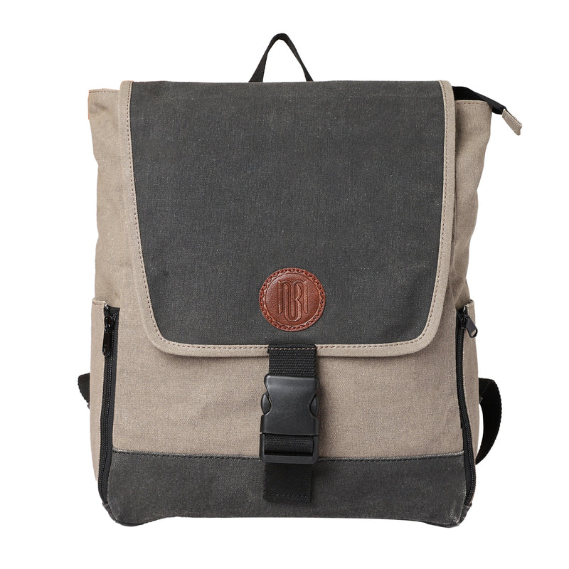 Mona B Unisex Canvas Back Pack for Office | School and College with Upto 14" Laptop/ Mac Book/ Tablet: Dylan