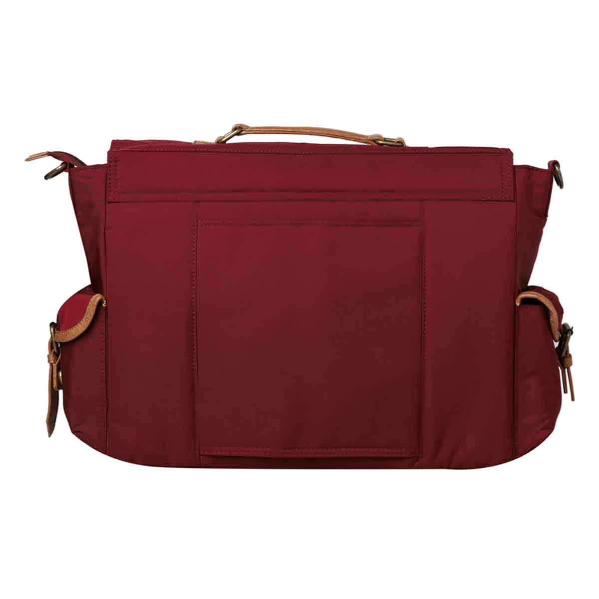 Mona B - Unisex Messenger Bag for upto 14" Laptop/Mac Book/Tablet with Stylish Design: Hudson Wine - RP-307 WIN