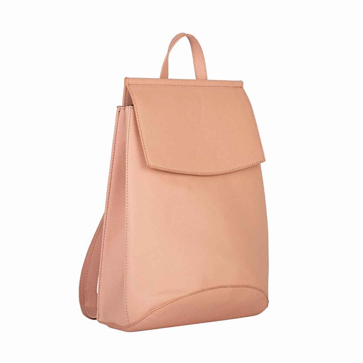 Mona B - Convertible Backpack for Offices Schools and Colleges with Stylish Design for Women (Coral)