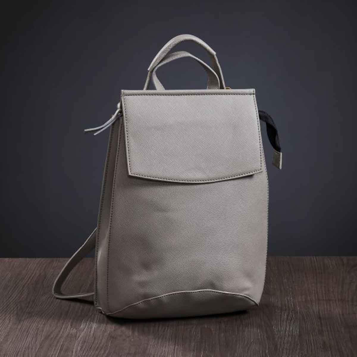 Mona B - Women Vegan Leather Daypack Casual Bag (Storm, Small) - SH-107 STM