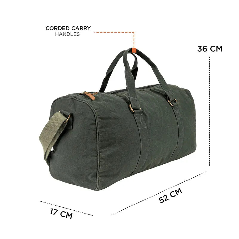 Ayn Duffle Bag For Men & Women - Green