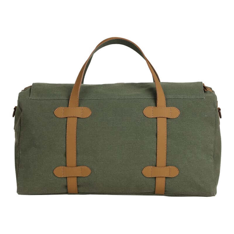 Mona B - Canvas Travel/Gym/Sports Duffel Bag: Delta