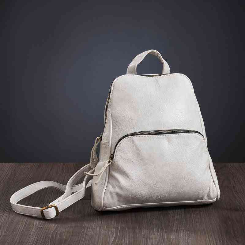 Designer Vegan Backpack, Round Shape Zippered Shoulder Bag,with Convertible  Backpack Straps