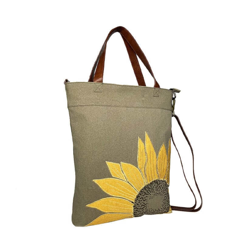 Mona B - Girl's Sunny Canvas Recycled Tote Bag (Multicolour)