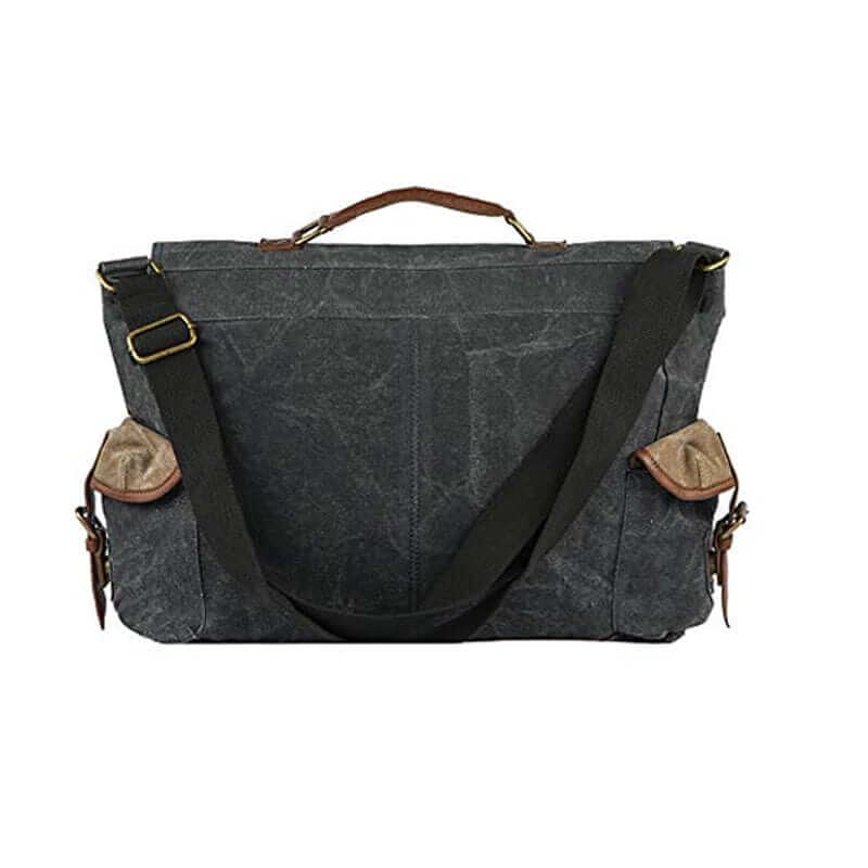 Mona B - Messenger Crossbody Laptop Bag for Upto 14" Laptop/Mac Book/Tablet with Stylish Design for Men and Women (Navy)