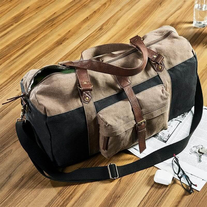 Cotton Canvas Duffel Gym Travel and Sports Bag