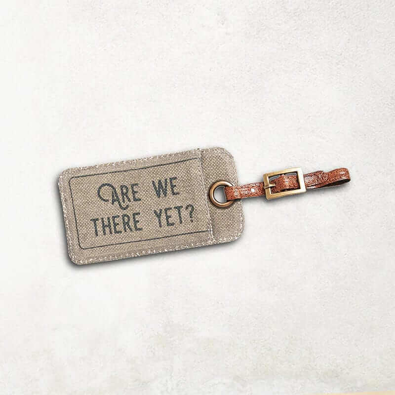 Mona B - Trip Regrets Canvas Luggage Tag