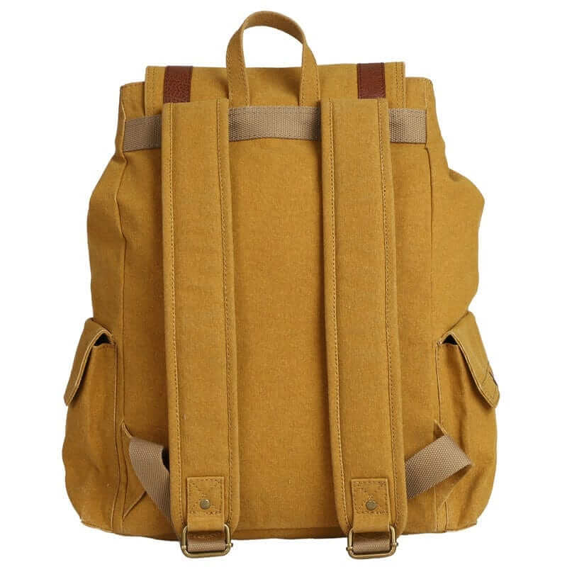 Mona B - Unisex Canvas Back Pack for Office | School and College with Upto 14" Laptop/ Mac Book/ Tablet: City Slicker