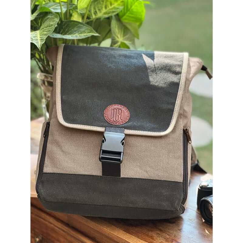 Mona B - Unisex Canvas Back Pack for Office | School and College with Upto 14" Laptop/ Mac Book/ Tablet: Dylan