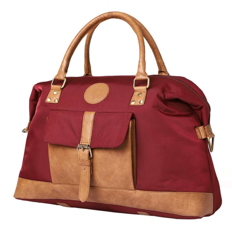 Mona B - Unisex Duffel Gym Travel and Sports Bag: Milan Wine - RP-305 WIN