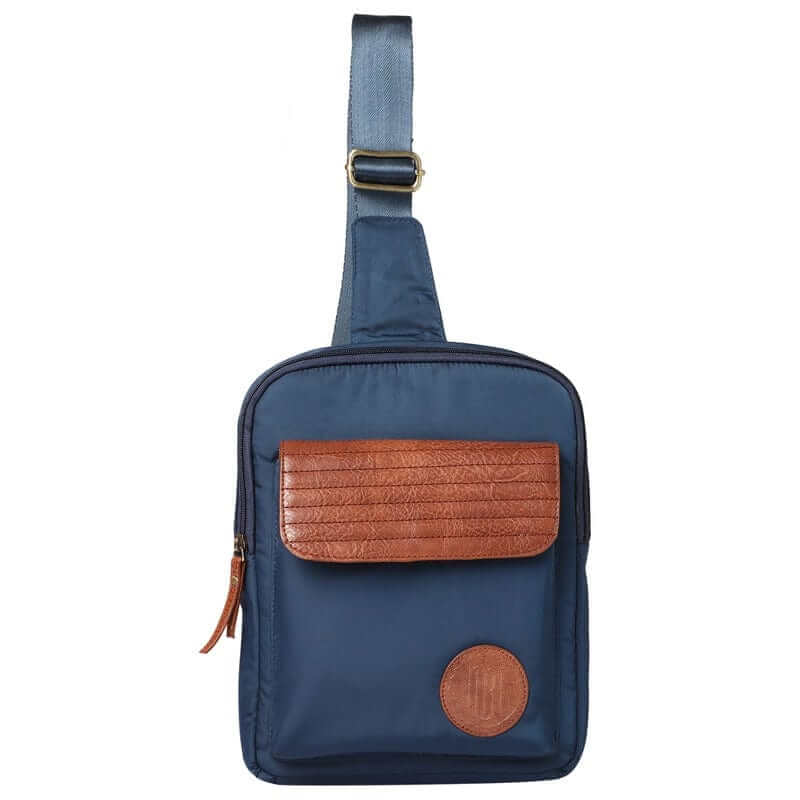 Mona B - Unisex Messenger Crossbody Bag: Sierra Navy - RP-302 NAV