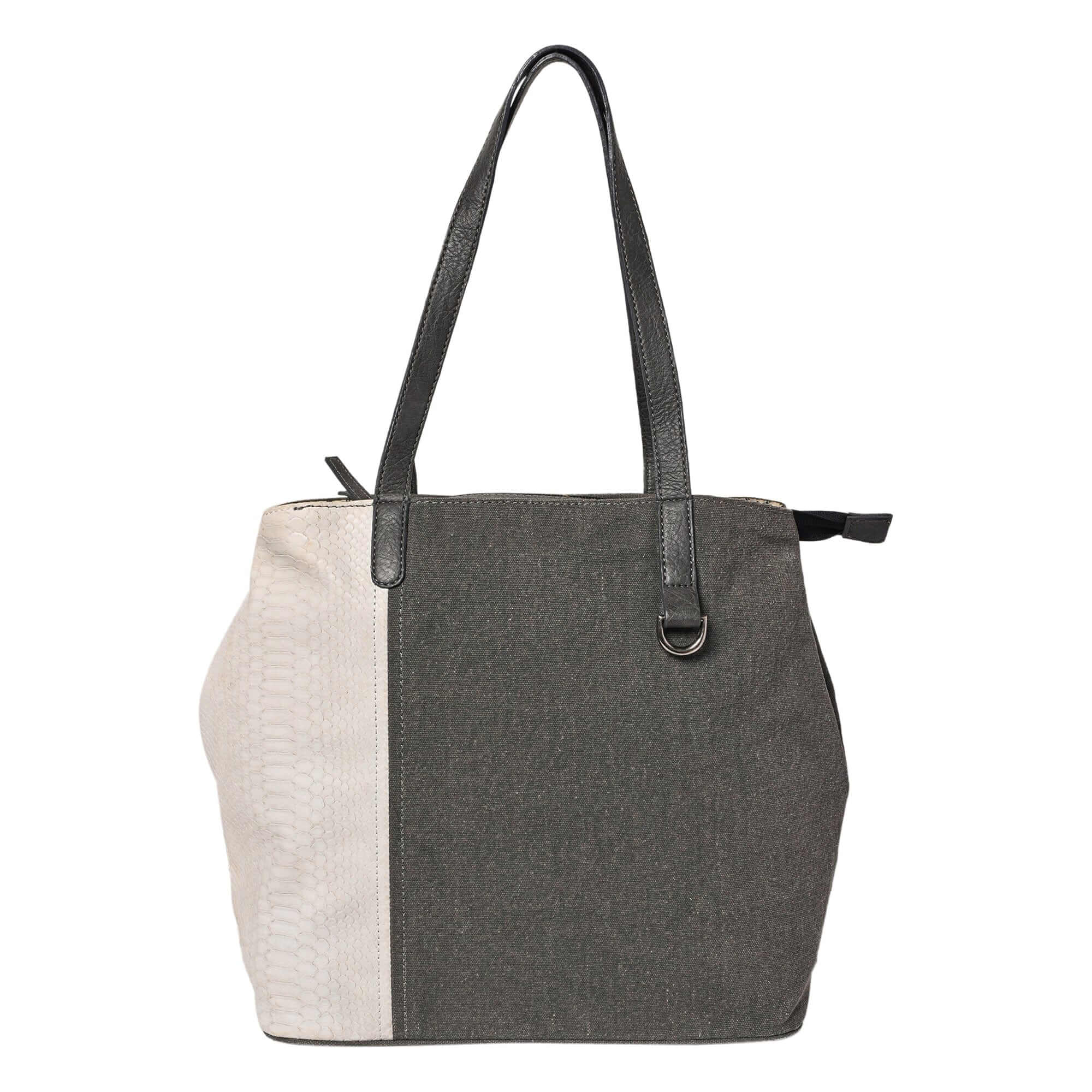 Mona B - Mischa Tote: Gunmetal -(M-2504)