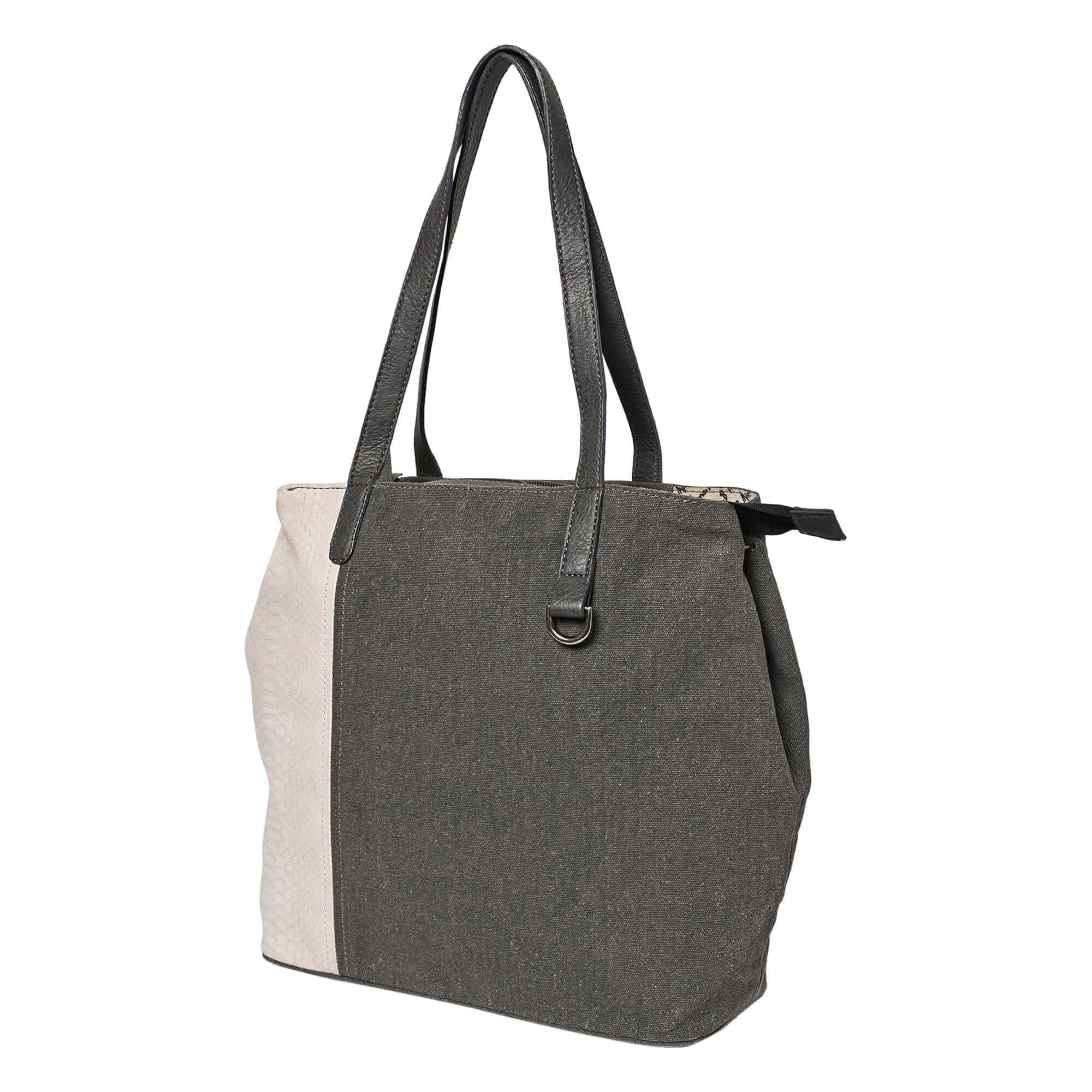 Mona B - Mischa Tote: Gunmetal -(M-2504)