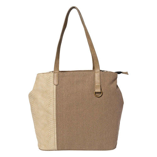 Myra Bag Neat Tote - Women's Bags in Beige Multi