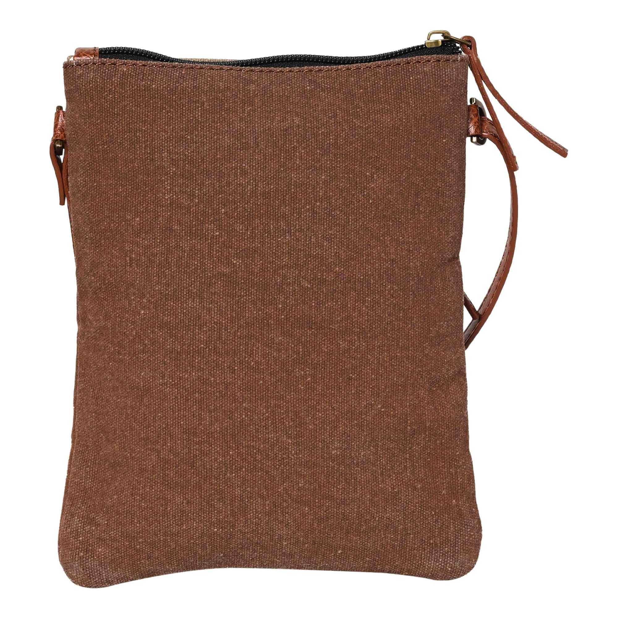 Mona B - Small Messenger Crossbody Bag with Stylish Design for Girls and Women: Chocolate - (M-2515)