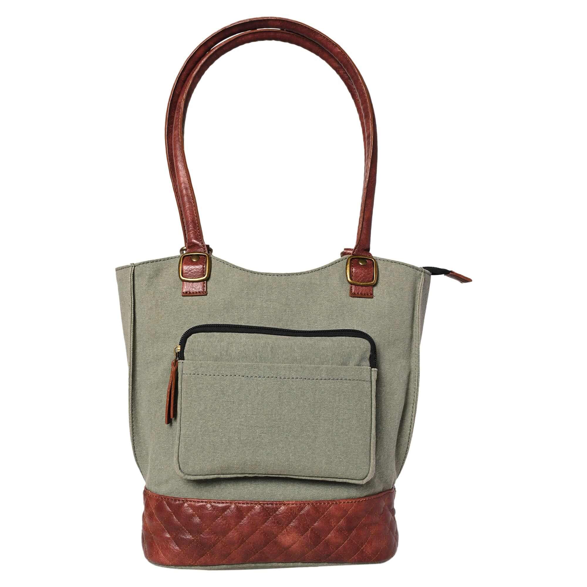 Mona B - Two in One Convertible Tote: Agean - (M-2510)