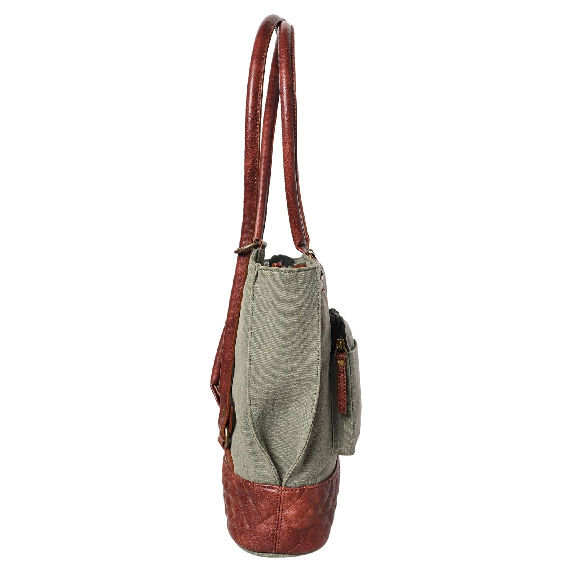 Mona B - Two in One Convertible Tote: Agean - (M-2510)