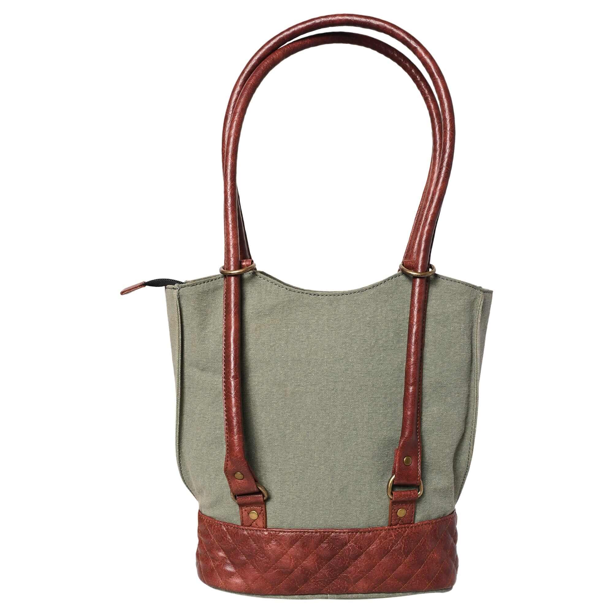 Mona B - Two in One Convertible Tote: Agean - (M-2510)