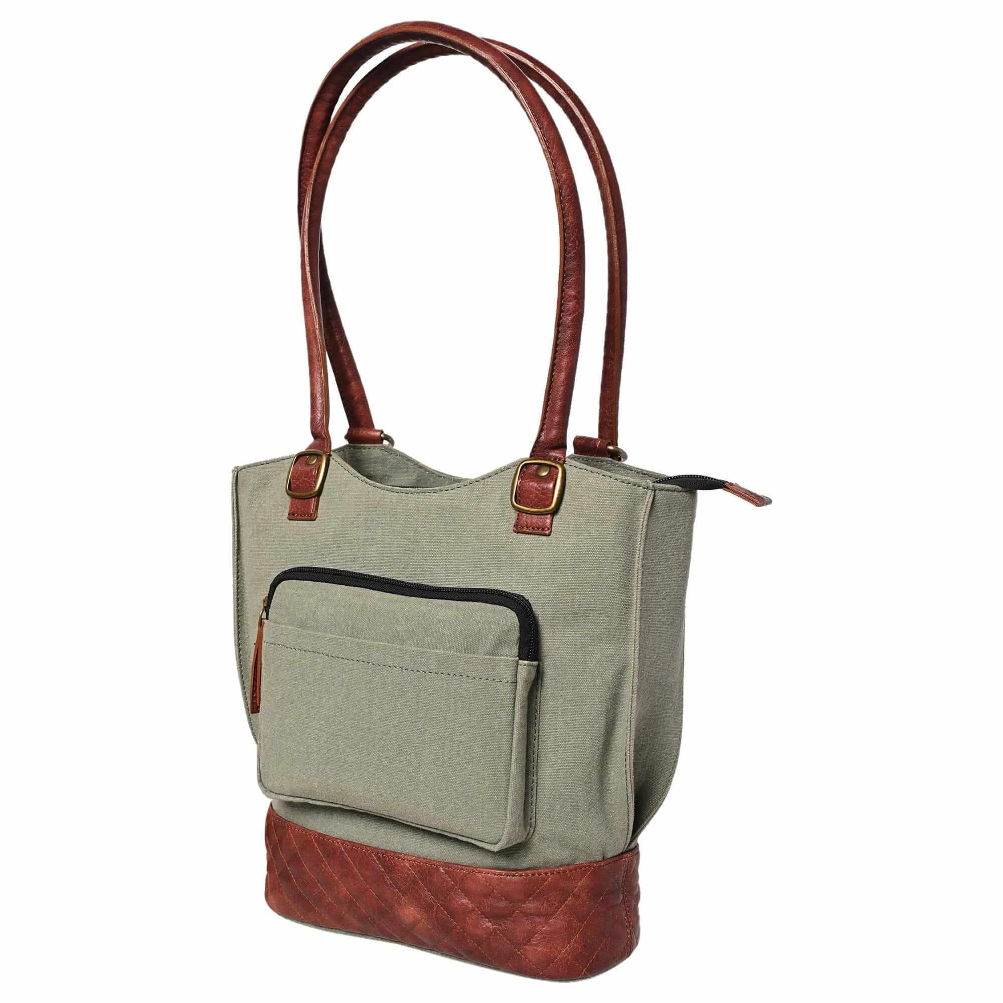 Mona B - Two in One Convertible Tote: Agean - (M-2510)