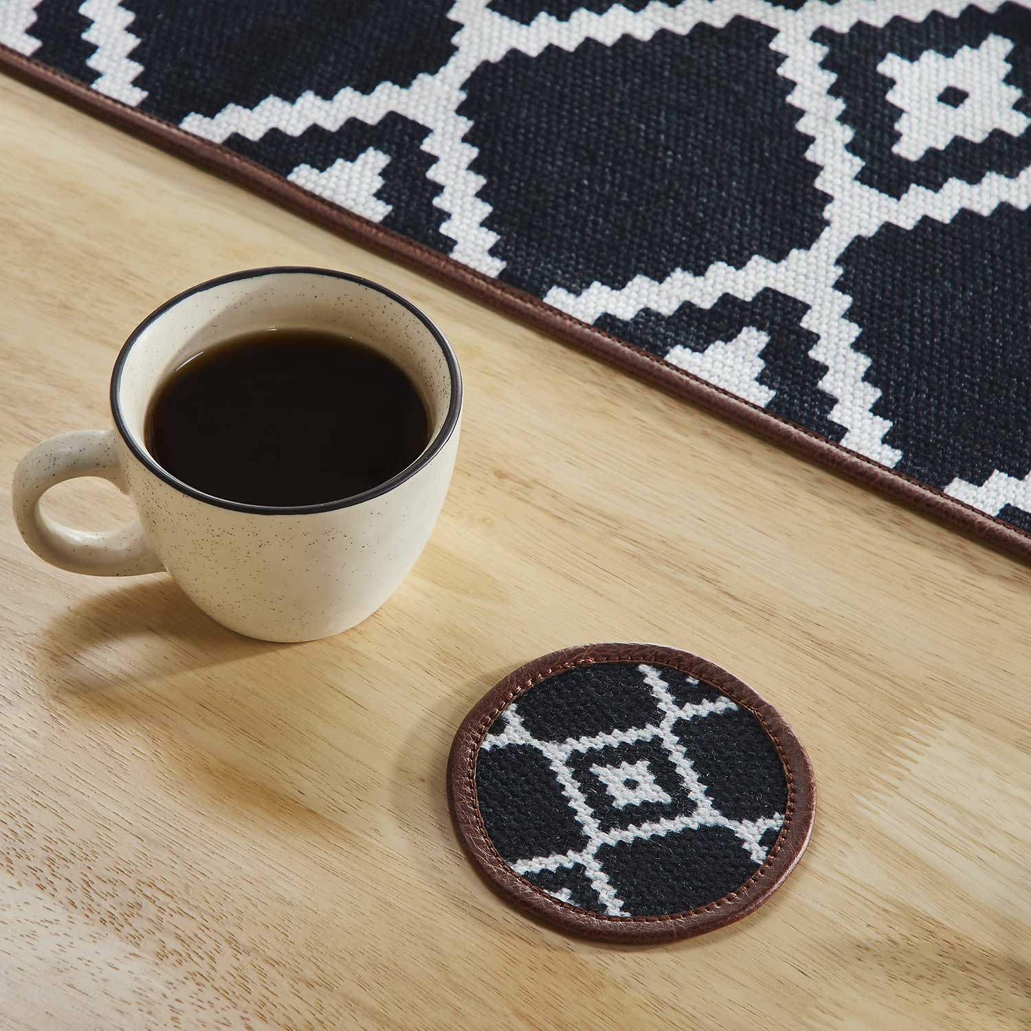 Mona B Block Set Dining Duo Stylish Placemats & Coasters for the Perfect Eco-Conscious Table