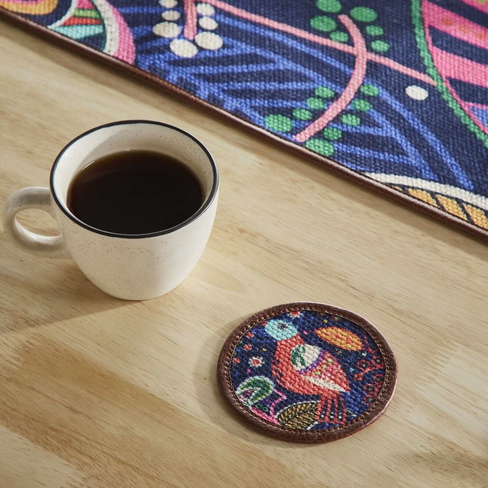 Mona B Oasis Set Dining Duo Stylish Placemats & Coasters for the Perfect Eco-Conscious Table