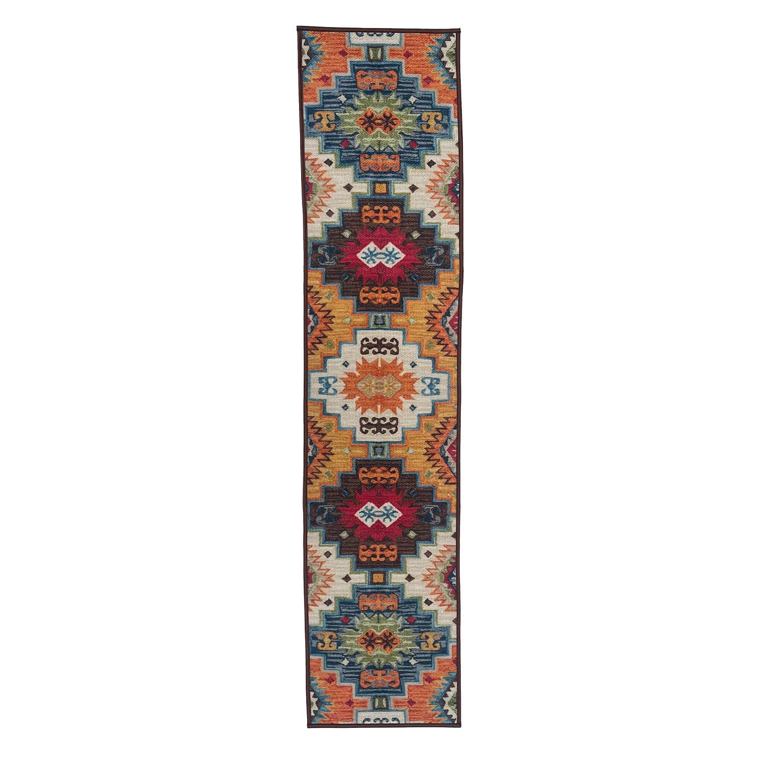 Mona B - Printed Runner, 13X 60 INCH, Best for Bed-Side Table/Center Table, Dining Table/Shelves - PRR-116