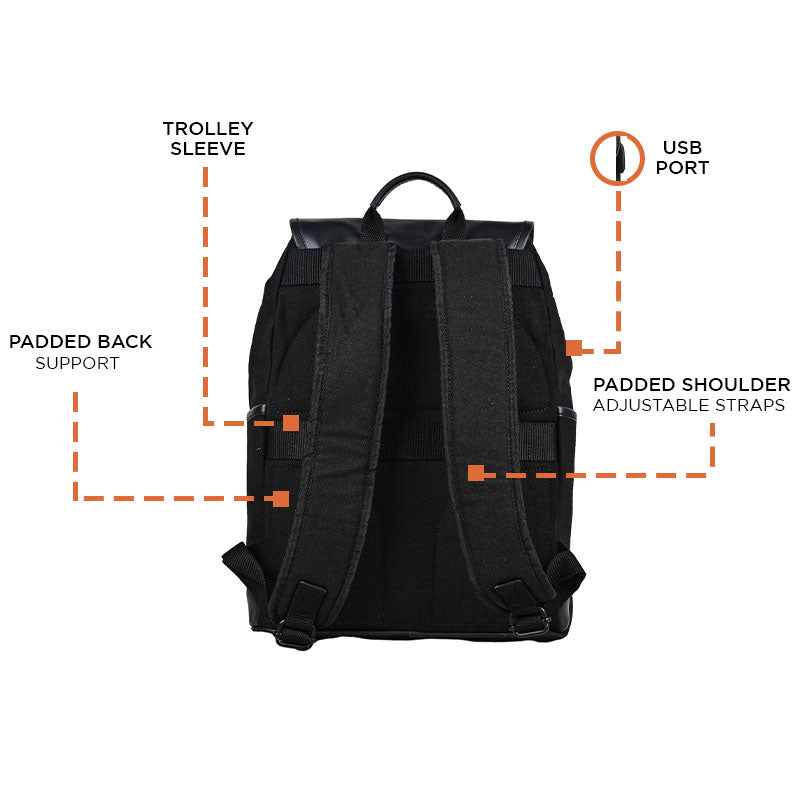 Transit Pro Backpack For Men And Women - Black